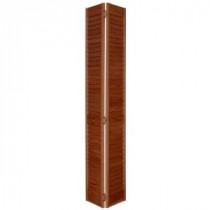 Home Fashion Technologies 2 in. Louver/Louver MinWax Red Oak Solid Wood Interior Bifold Closet Door