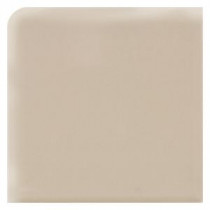 Daltile Modern Dimensions Gloss Urban Putty 4-1/4 in. x 4-1/4 in. Ceramic Bullnose Corner Wall Tile