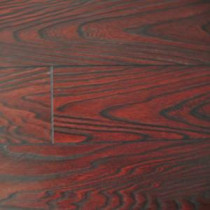 PID Floors Mahogany Color Laminate Flooring - 6-1/2 in. Wide x 3 in. Length Take Home Sample