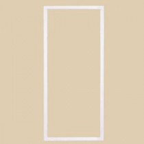 American Craftsman 5500 Patio Door Fixed Panel, 6/0, 35-1/2 in. x 77-1/2 in., White Vinyl, Reversable, Sliding, LowE3 Insulated Glass