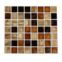 Splashback Tile Lima Bean 3/4 in. x 3/4 in. Glass Tile - 6 in. x 6 in. Tile Sample