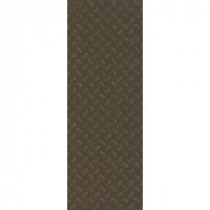 TrafficMASTER Allure Commercial 12 in. x 36 in. Stamped Steel Chocolate Vinyl Flooring (24 sq. ft./case)