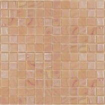 EPOCH Gemstonez Rose Quartz-1302 Mosaic Recycled Glass 12 in. x 12 in. Mesh Mounted Floor & Wall Tile (5 Sq. Ft./Case)