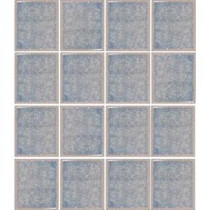 EPOCH Oceanz Arctic Blue-1726 Crackled Glass 12 in. x 12 in. Mesh Mounted Tile (5 Sq. Ft./Case)