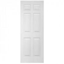 Steves & Sons Ultra 6-Panel Smooth Primed White Solid Core Composite Interior Door Slab