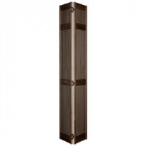 Home Fashion Technologies 6-Panel MinWax Dark Walnut Solid Wood Interior Bifold Closet Door