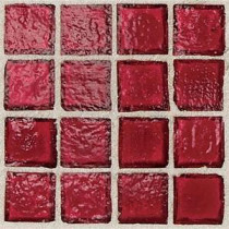 Daltile Egyptian Glass Crimson 12 in. x 12 in. x 6mm Glass Face-Mounted Mosaic Wall Tile (11 sq. ft. / case)