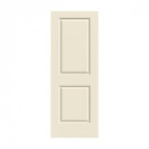 JELD-WEN Smooth 2-Panel Solid Core Primed Molded Interior Door Slab