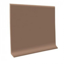 ROPPE 700 Series Toffee 4 in. x 48 in. x 1/8 in. Wall Base Cove (30-Pack)