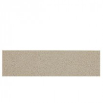 Daltile Colour Scheme Urban Putty Speckled 3 in. x 12 in. Porcelain Bullnose Floor and Wall Tile