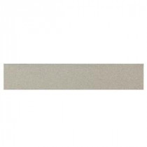 Daltile Identity Cashmere Gray Cement 4 in. x 18 in. Porcelain Bullnose Floor and Wall Tile