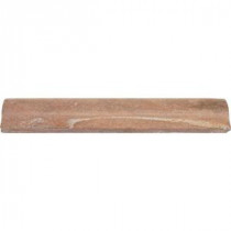 MS International Copper Fire 2 in. x 12 in. Red Honed Quartzite Rail Moulding Wall Tile