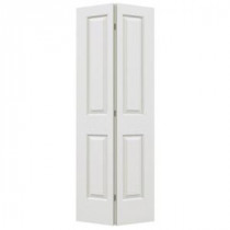 JELD-WEN Woodgrain 4-Panel Primed Molded Interior Bifold Closet Door