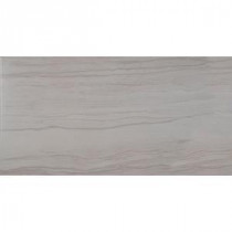 MS International Serana Silver 12 in. x 24 in. Glazed Porcelain Floor and Wall Tile