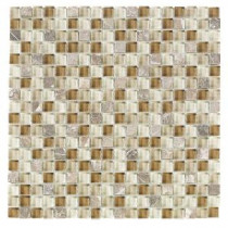 Jeffrey Court Nevada Sand Glass 12 in. x 12 in. Glass Wall & Floor Tile