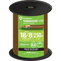 Southwire 18-8 Thermostat Wire - Brown (By-the-Foot)