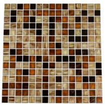 Splashback Tile 12 in. x 12 in. Glass Mosaic Floor and Wall Tile