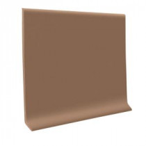 ROPPE 700 Camel 4 in. x 48 in. x .125 in. Wall Base Cove (30-Pieces)
