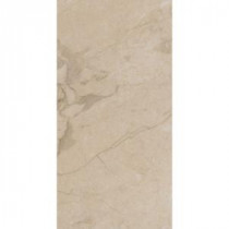 TrafficMASTER Allure Ultra 12 in. x 23.82 in. Carrara Cream Resilient Vinyl Tile Flooring (10-case)
