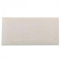 U.S. Ceramic Tile Bright Bone 3 in. x 6 in. Ceramic Beveled Edge Wall Tile (10 sq. ft. / case)