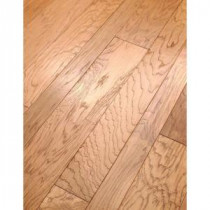 Shaw 3/8 in. x 3-1/4 in., 5 in. 7 in. Hand Scraped Hickory Drury Lane Butter Cream Engineered Hardwood (29.10 sq. ft. / case)