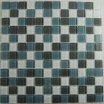 EPOCH Cloudz Altostratus Mosaic Glass 12 in. x 12 in.Mesh Mounted Tile (5 sq. ft./ case)