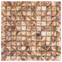Jeffrey Court 11-3/4 in. x 11-3/4 in. Duchess Glass/Shell Mosaic Wall Tile