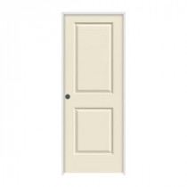 JELD-WEN Smooth 2-Panel Solid Core Primed Molded Prehung Interior Door