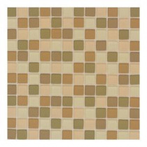 Daltile Maracas Desert Mirage Blend 12 in. x 12 in. 8mm Frosted Glass Mesh Mounted Mosaic Wall Tile (10 sq. ft. / case)