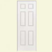 Masonite Smooth 6-Panel Hollow Core Primed Composite Prehung Interior Door