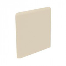 U.S. Ceramic Tile Color Collection Matte Fawn 3 in. x 3 in. Ceramic Surface Bullnose Corner Wall Tile
