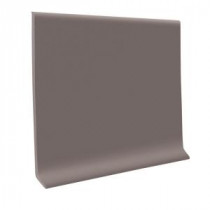 ROPPE 700 Series Charcoal 6 in. x 48 in. x .125 in. Wall Base Cove (30-Piece)