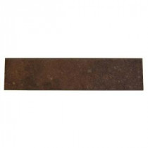 Daltile Terra Antica Rosso 3 in. x 12 in. Porcelain Surface Bullnose Floor and Wall Tile