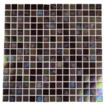 Splashback Tile 12 in. x 12 in. Rainbow Fish Glass Tile