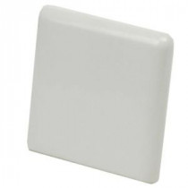 U.S. Ceramic Tile Bright Snow White 2 in. x 2 in. Ceramic Surface Bullnose Corner (2 Pieces per Pack) Wall Tile