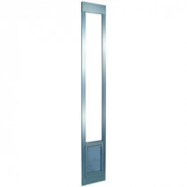 Ideal Pet 10.5 in. x 15 in. Extra Large Mill Aluminum Pet Patio Door Fits 75 in. to 77.75 in. Tall Aluminum Slider