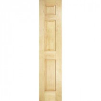 Masonite Smooth 6-Panel Solid Core Unfinished Pine Interior Door Slab