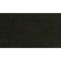 MS International Black Galaxy 18 in. x 31 in. Polished Granite Floor and Wall Tile (7.75 sq. ft. / case)