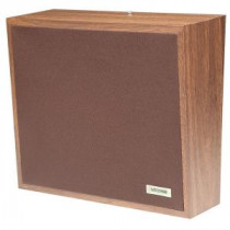 Valcom 1-Way Woodgrain Wall Speaker - Cloth