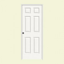 JELD-WEN Smooth 6-Panel Painted Molded Prehung Interior Door