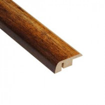Hampton Bay High Gloss Distressed Maple Honey 12.7 mm Thick x 1-1/4 in. Wide x 94 in. Length Laminate Carpet Reducer Molding